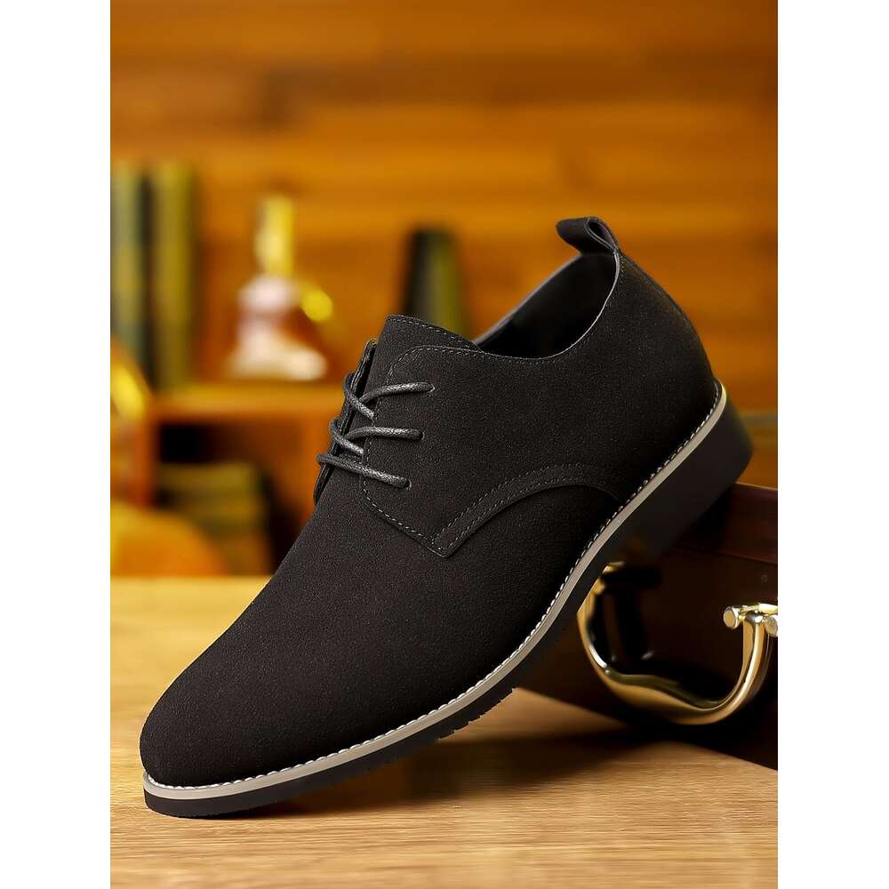 Leather Casual Suede Flat In Multiple Colors Stylish And Trendy Large Size Men S Shoes Ddmysaturn