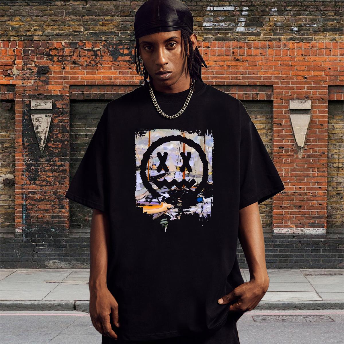 Brand T shirt Custom Printed Home Outdoor Tshirts Short sleeve Cotton Soft Loose