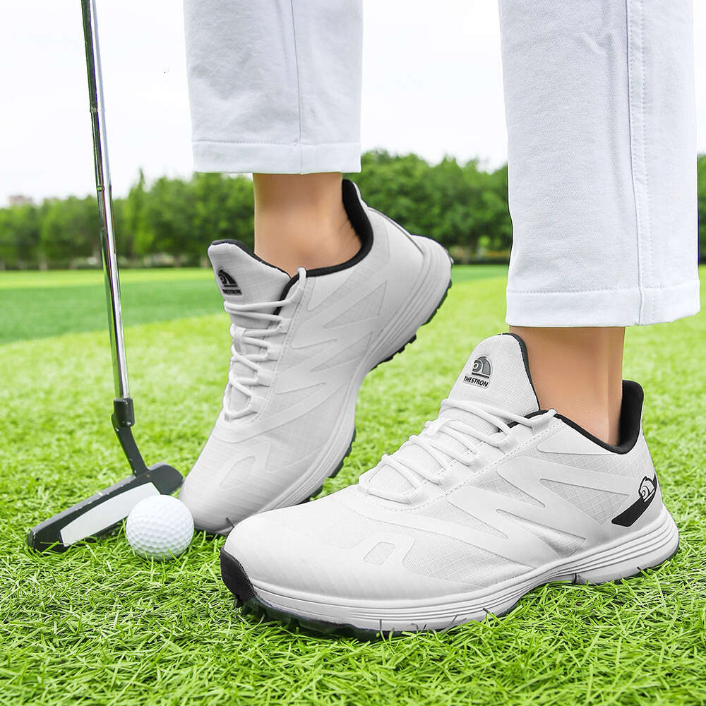 Professional New Men Training Golf Shoes Breathable Spikes Golfers Sneakers Anti Slip Walking Footwears Size Ddmysaturn