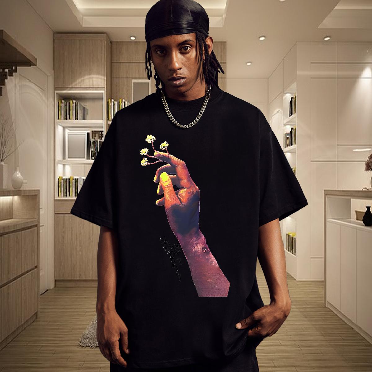 Soft Mens T Shirts Outdoor Cotton Breathable Short Sleeve Tshirts Designer Fashion Custom Printed Tops Tees