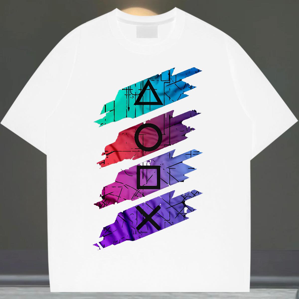 Classic Tshirts Breathable Crew Neck Hip Hop T shirt Black White Fashion Designer Top Tees