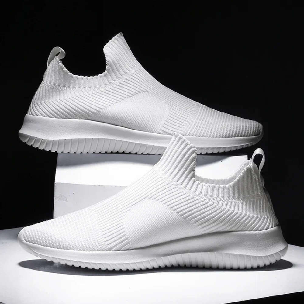 S Running Men Mesh Breathable Platform Lazy Person Sports Hiking Shoes Casual Light Walking Sneakers Loafers Ddmysaturn