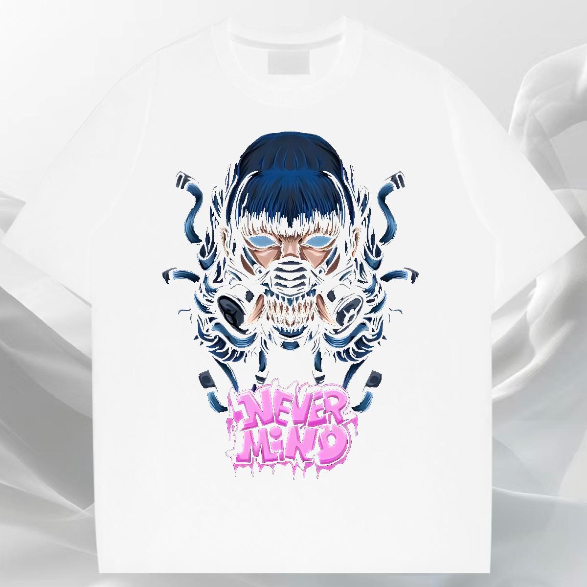 5A Mens T Shirts Sports Casual Breathable Crew Neck Cotton Couples T Shirts Custom Skull Polos