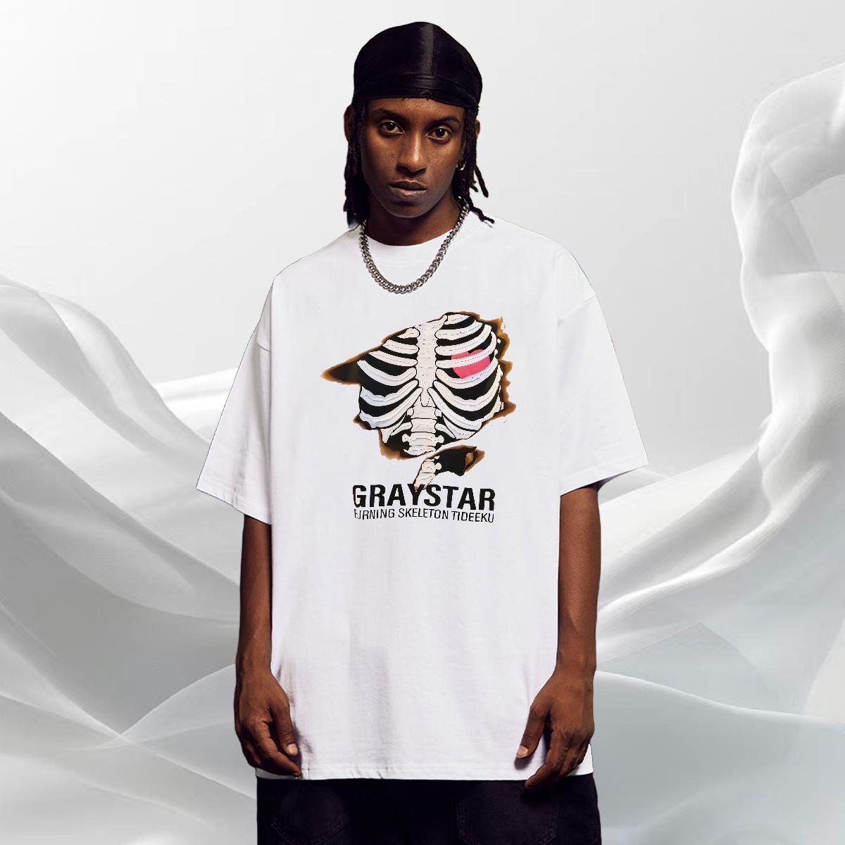 DIY Customized T Shirt For Man Graphic Hip Hop Street Men Tshirts 180g Cotton Soft