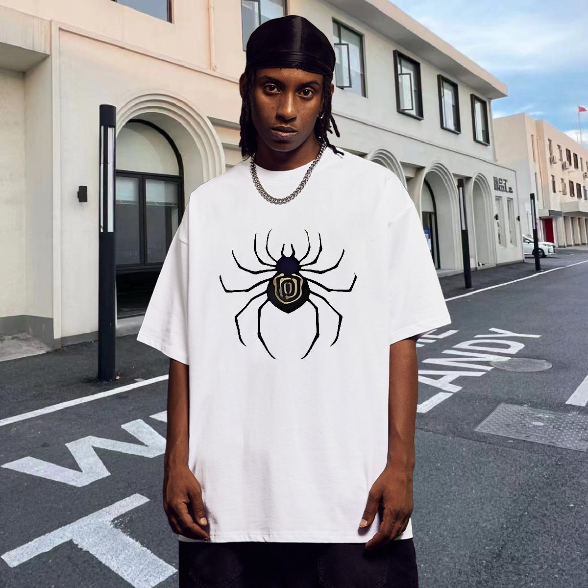 Cool Men Tees Crew Neck Cotton Casual T-Shirts Black White Classic Top Tees