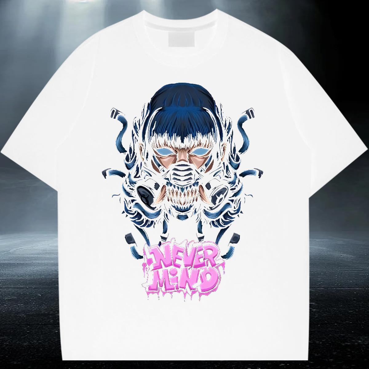 Wholesale Men T Shirts Street Breathable Short Sleeve Men Clothes T-Shirt New Plus Size Cartoon Clothings