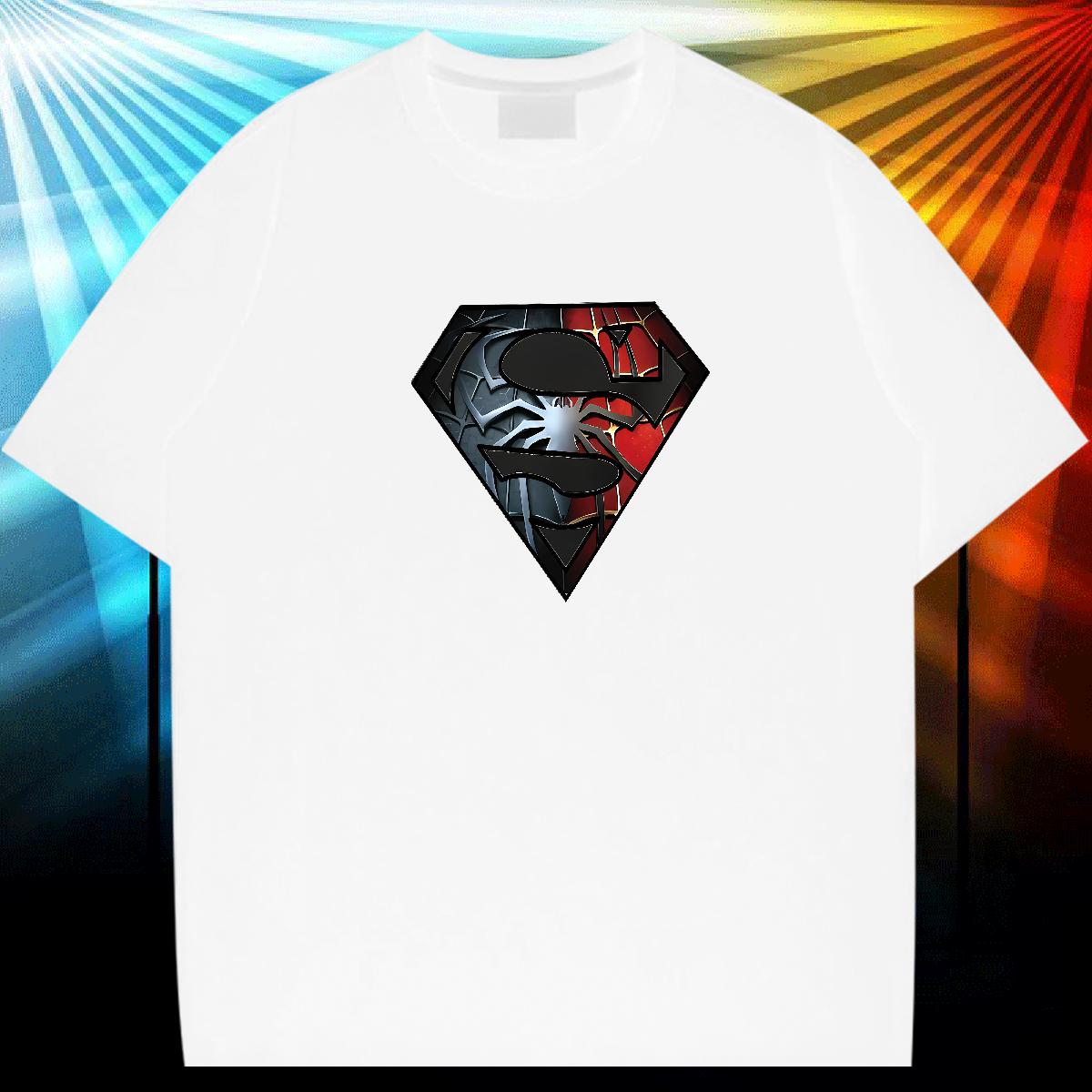 5A T-Shirts High Street Hip Hop O-Neck Short Sleeve Cotton Men Tshirts Customized Black Oversized Wear