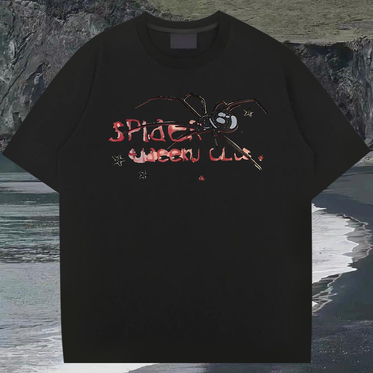 Loose T shirt Summer Casual Cotton Breathable Tshirt for Man Woman Designer Fashion Cartoon Printing S-3XL Clothings