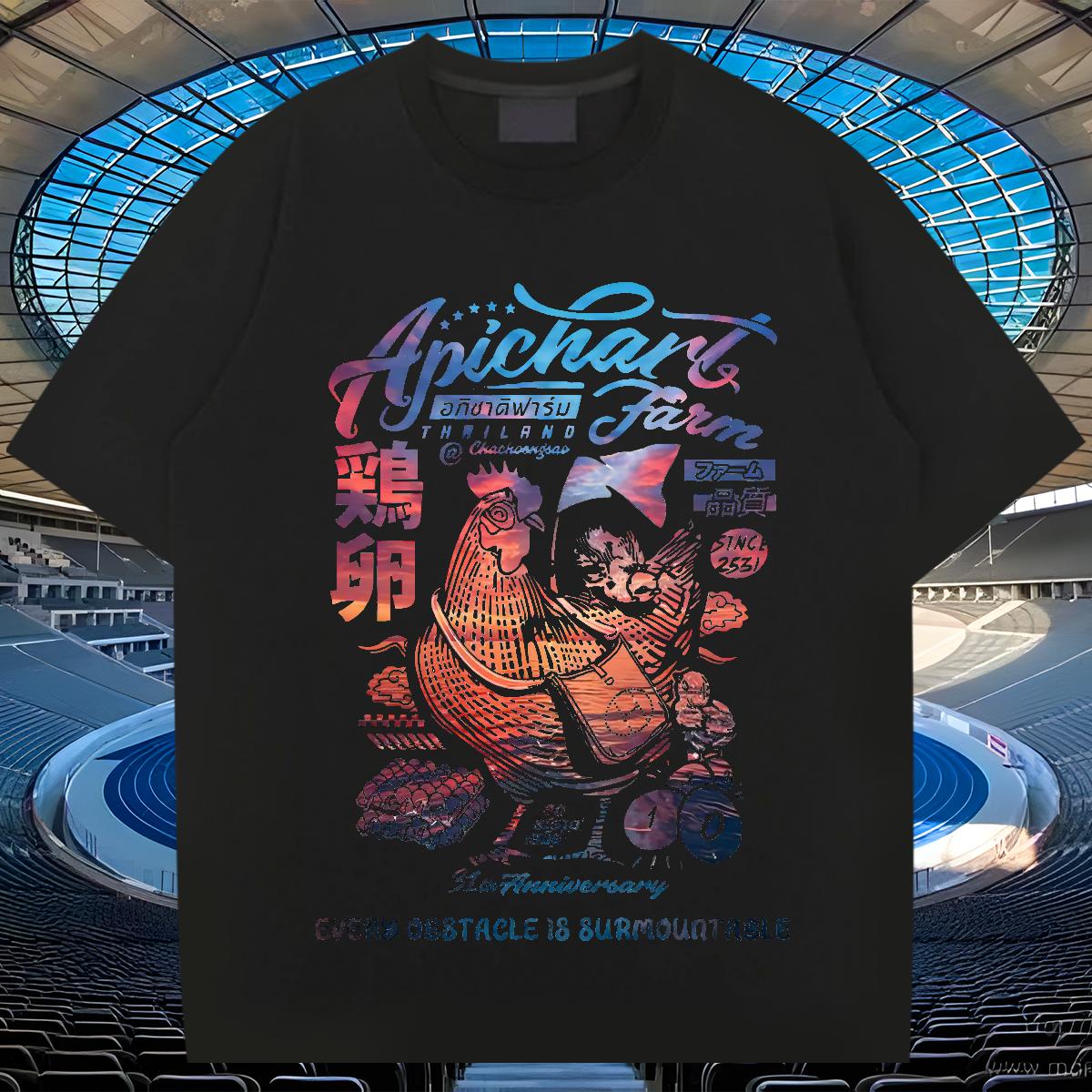 Customized Men T Shirts DIY Printed Home Outdoor Mens Tshirts 180g Cotton Popular