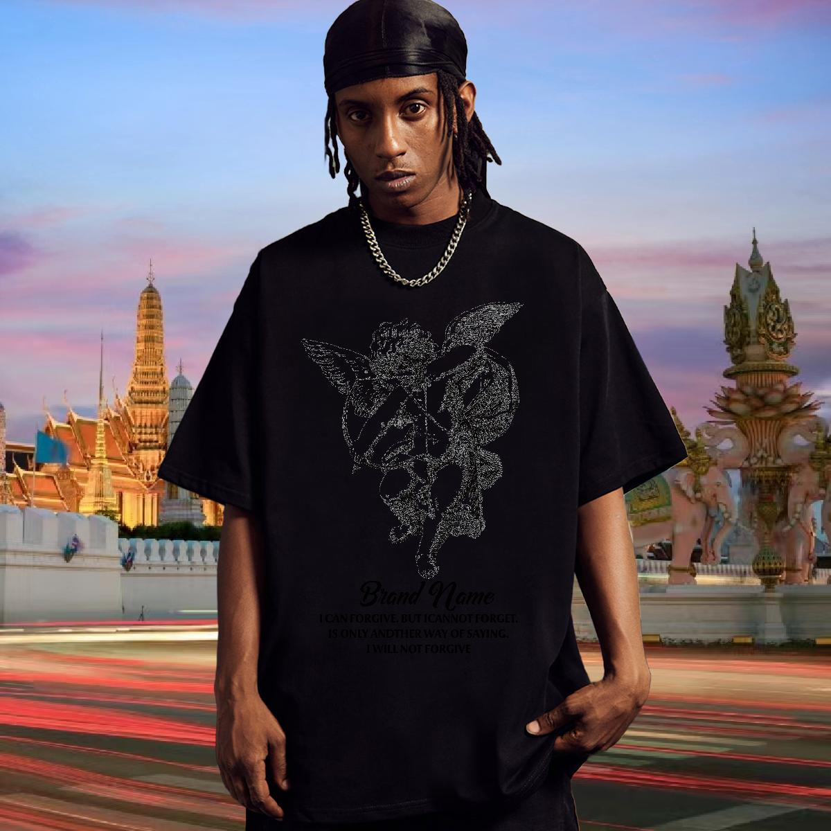 Unisex Tshirts Crew Neck Cotton Spring Summer T-Shirts for Men Cartoon Print 2024 Designer Tees Shirts