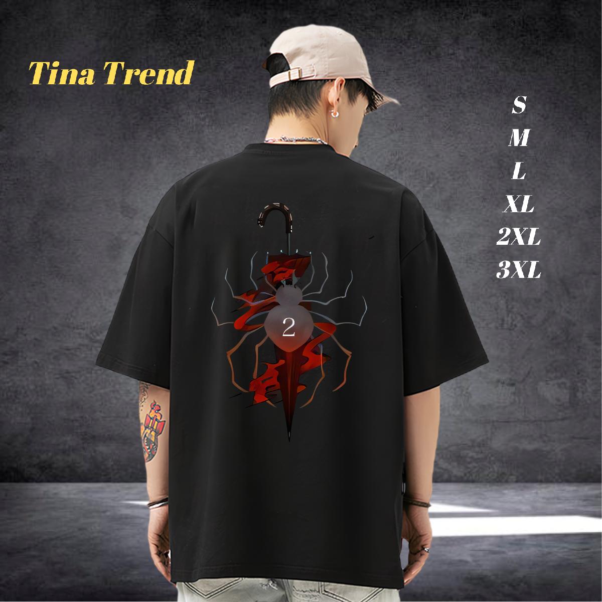 Fashion Men T Shirts Cotton Breathable Soft Casual Men Tees Anime Loose Fit Wear
