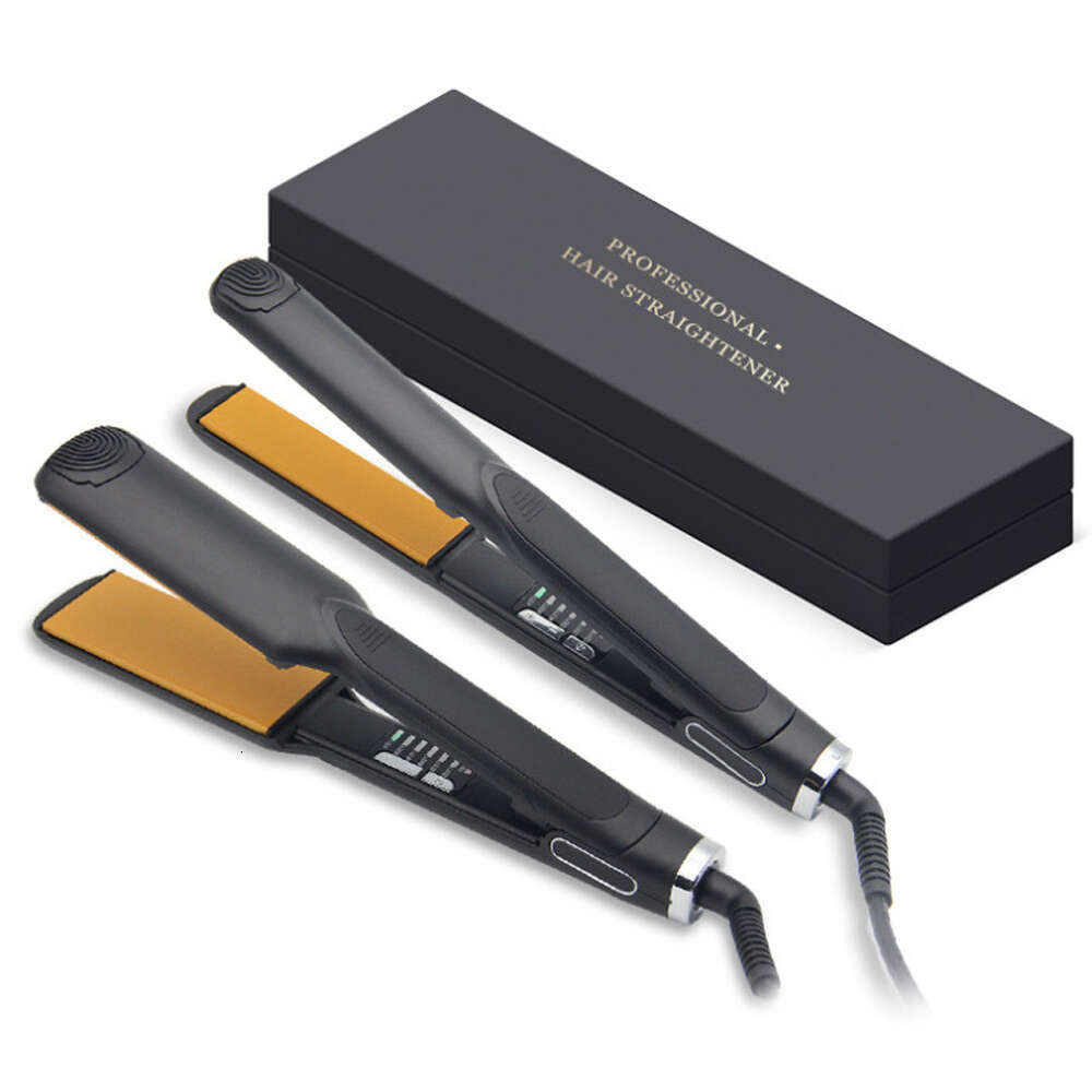 Fast Heating 2 In 1 Ionic Straightener Flat Iron And Curler For All Hairstyles Negative Ion Hair Straightening Irons