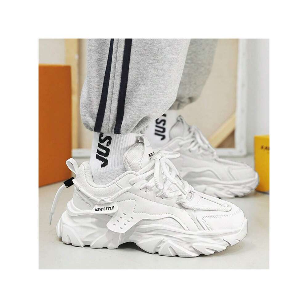 S Winter Men Trendy Casual Fashion Sports Chunky Shoes With Non Slip Wear Resistant Outsole And Height Increasing Design Ddmysaturn