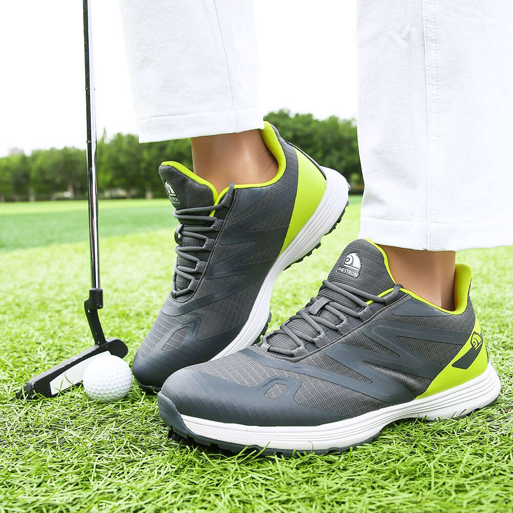 Professional New Men Training Golf Shoes Breathable Spikes Golfers Sneakers Anti Slip Walking Footwears Size Ddmysaturn