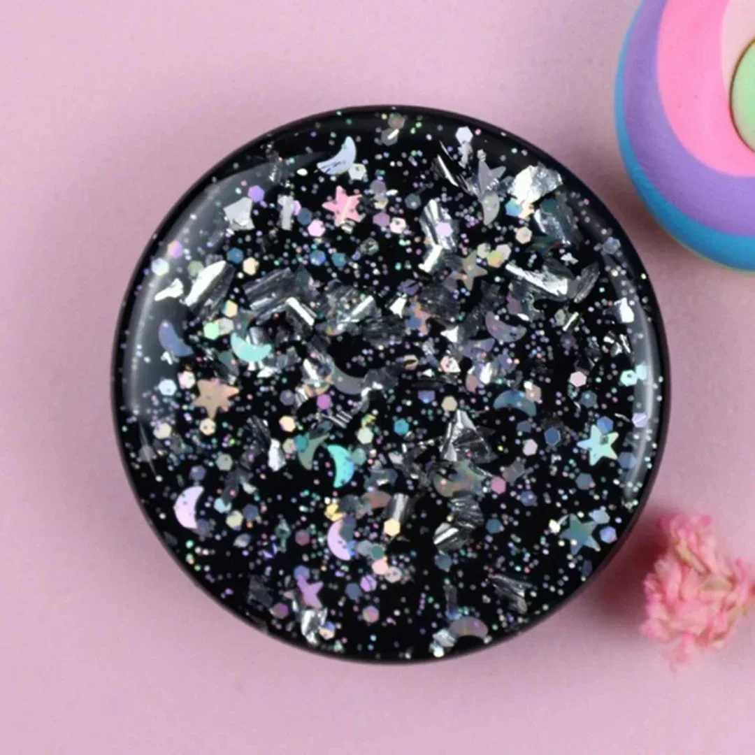Cell Mounts Holders Round Glitter Ring Universal Mobile Phone Finger Grip Holder is suitable for all mobile phone holders S246062