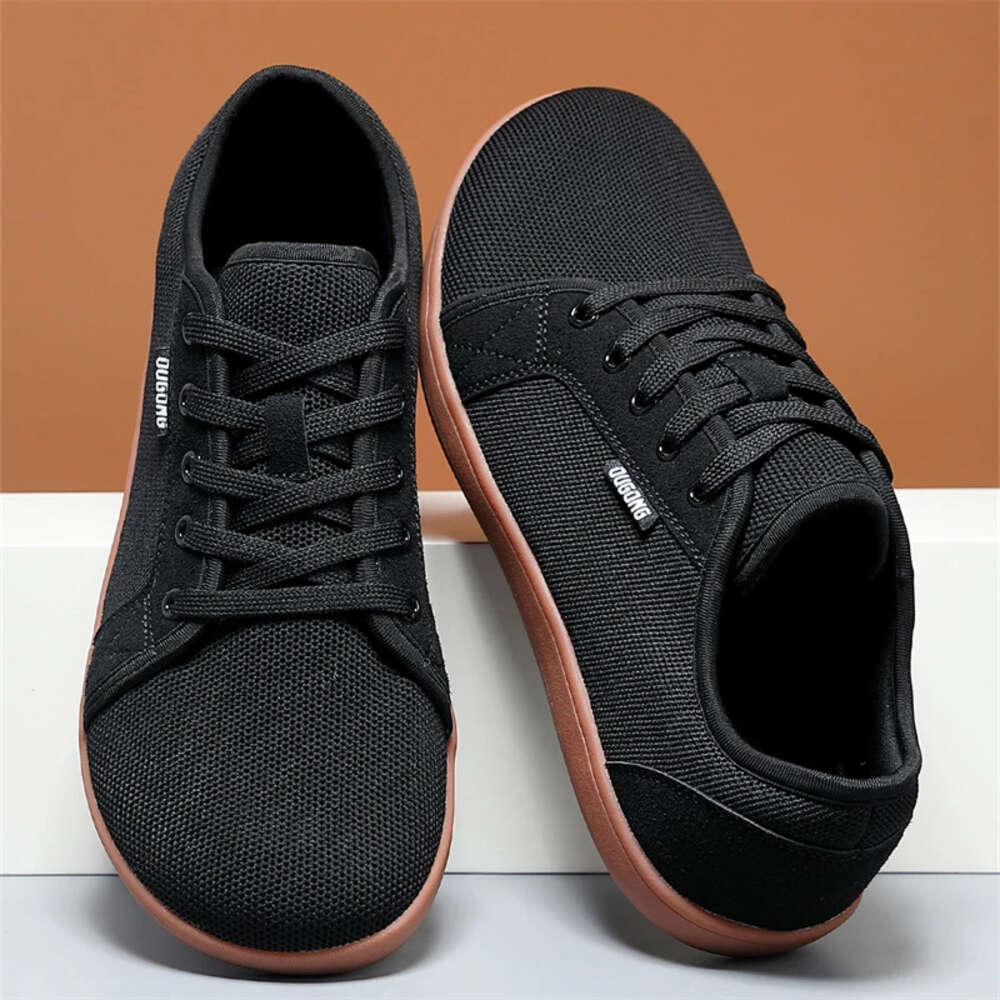 2024 Wide Barefoot for Men Women Canvas Sneaker Fashion Flats Soft Zero Drop Sole Wider Toe Minimalist Walking Shoes