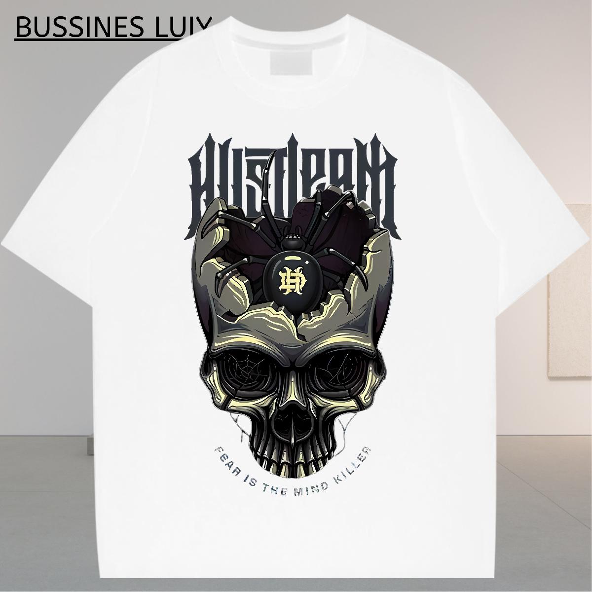 2024 DIY T Shirts Men Black White Daily Outfit Men Clothes T-Shirt Breathable Crew Neck Cotton Unisex