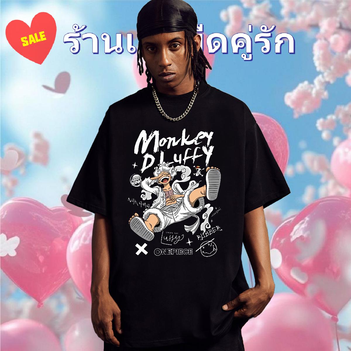 Fashion New Mens T Shirts Black White Anime Printing Street Men Tops Tees Crew Neck Cotton Soft