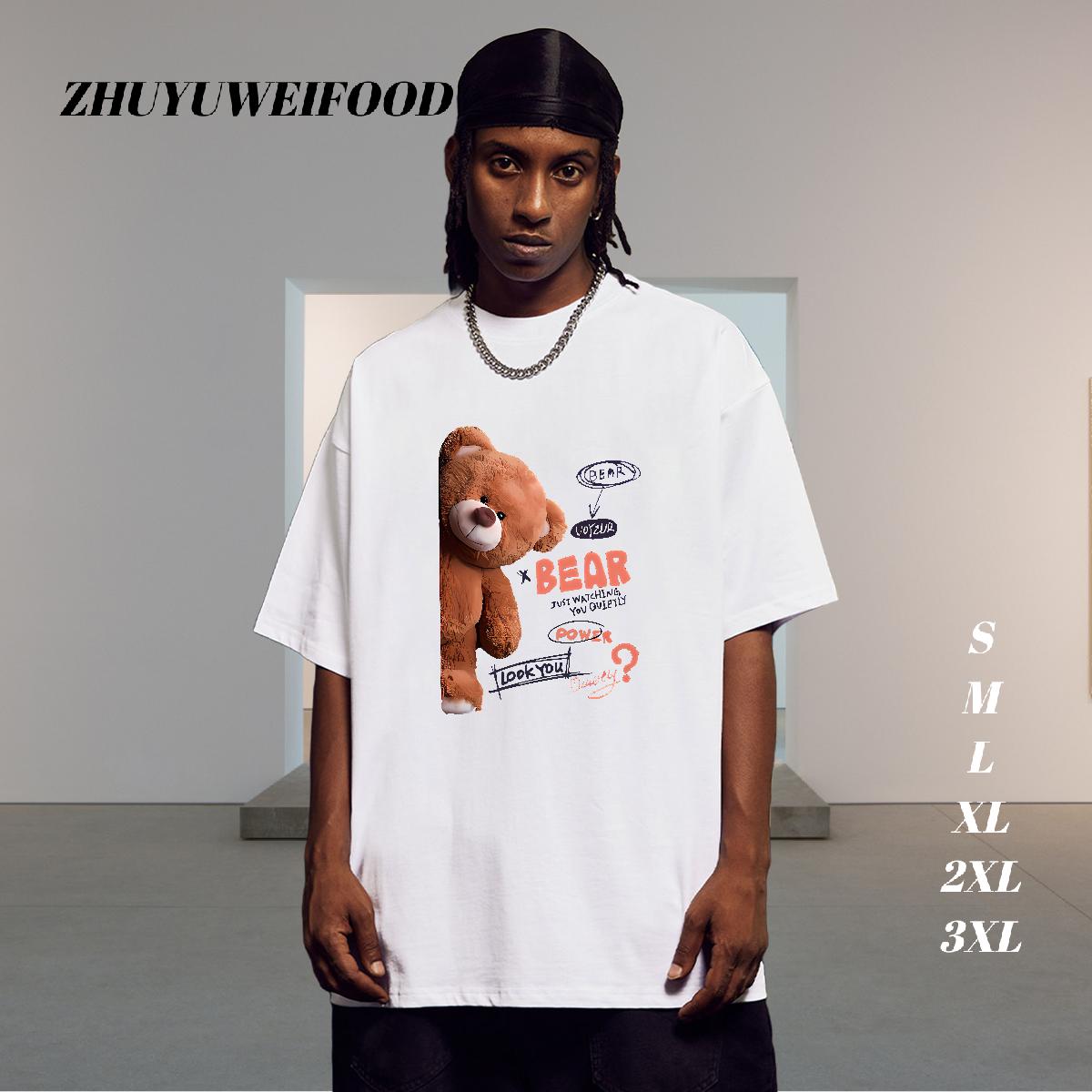 Wholesale T-Shirts for Men Outdoor Cotton Breathable Short Sleeve Men Tops Tees Stylist Customized Tee Shirt