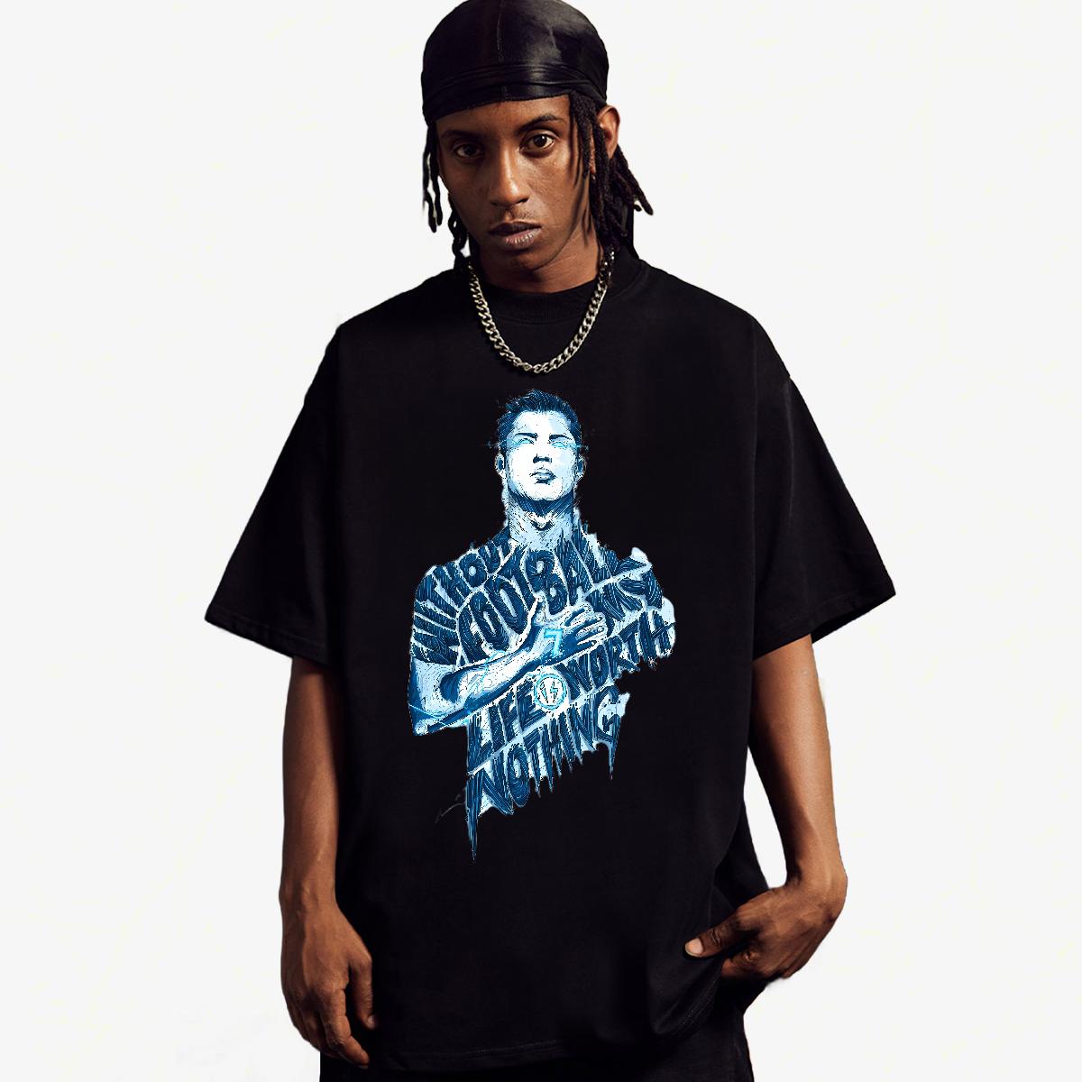 2024 T shirt Customized Casual Men Tees Crew Neck Cotton Breathable Loose Fit