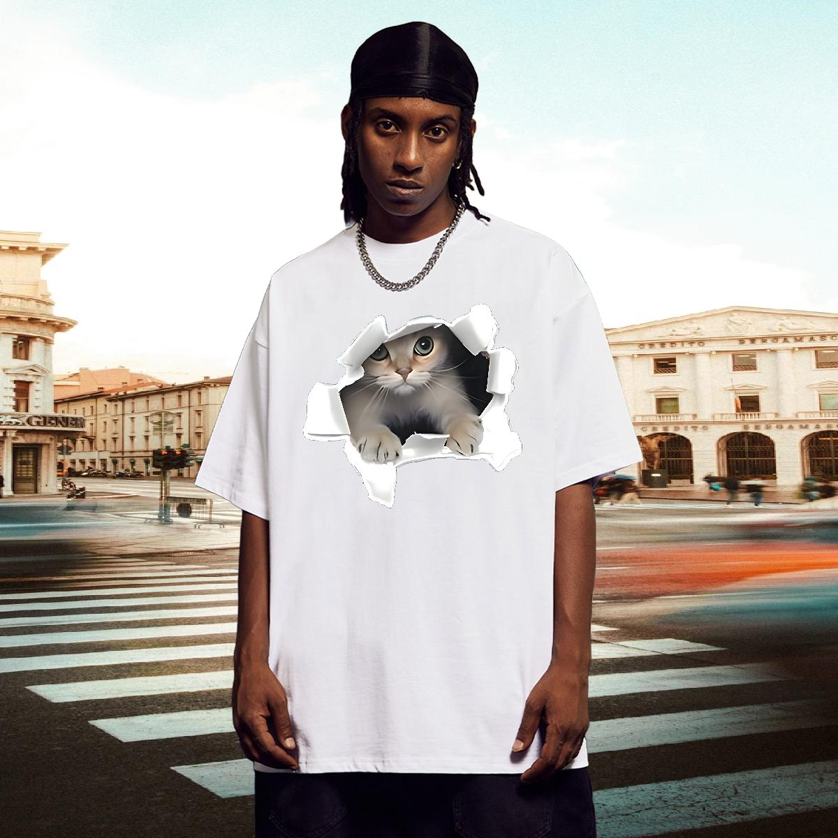 Wholesale Men T Shirts DIY Anime Casual Tshirts Cotton Breathable Soft High Quality