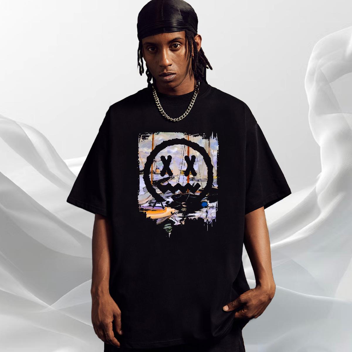 DIY T Shirt For Man Custom Print Plus Size Hip Hop Mens Tshirts Crew Neck Cotton Breathable Comfortable