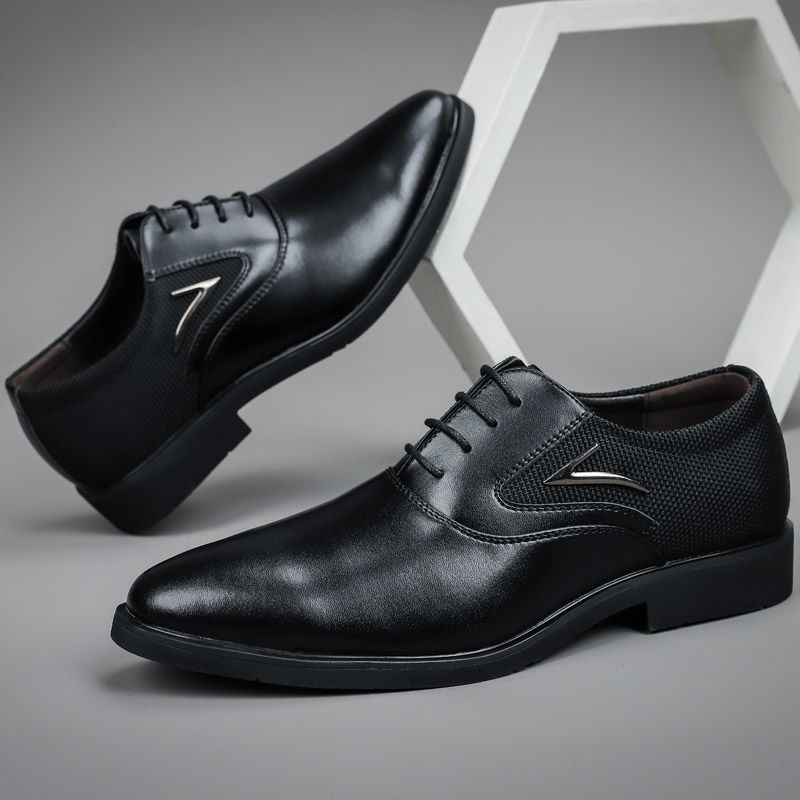Men Fashion Leather Oxford Classic Style Dress Shoes White Beige Burgundy Bronze Lace Up Formal Business Shoes