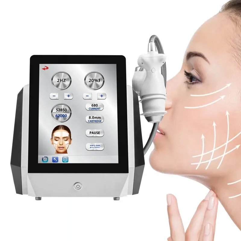 2024 Technology Portable Ice Cool Hifu Machine High Power Vmax Focused Smas Lifting Eye Care Hifu Machine