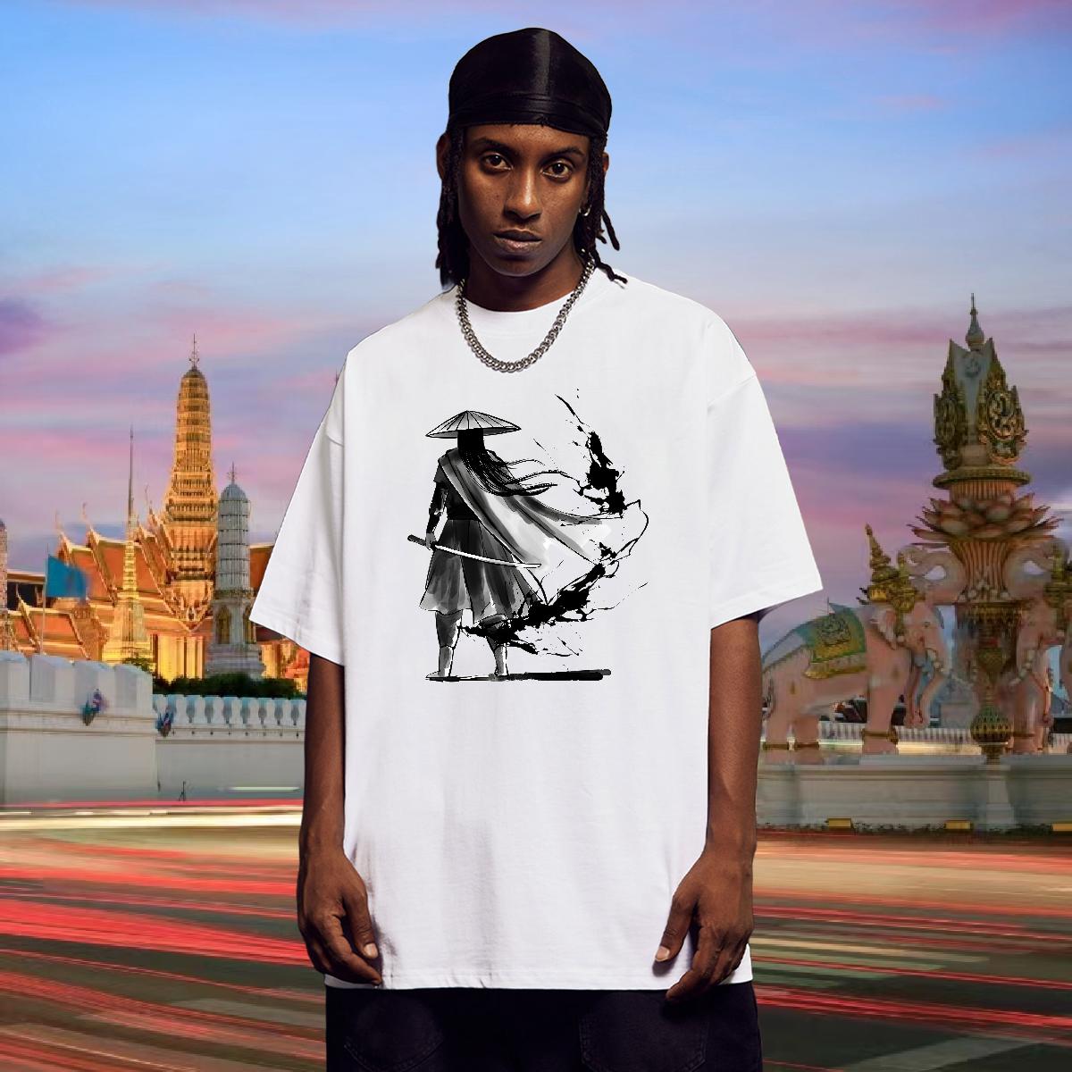 5A T-Shirts Home Outdoor Cotton Breathable Soft Men Clothes T-Shirt Classic Casual Customized Print Wear