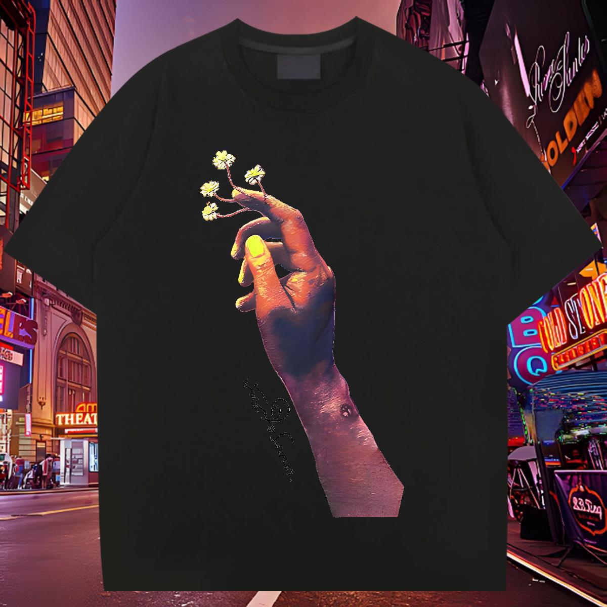 Loose Fit T-Shirts Sports Casual Cotton Breathable Short Sleeve Men Tees Wholesale Graphic Top Tees