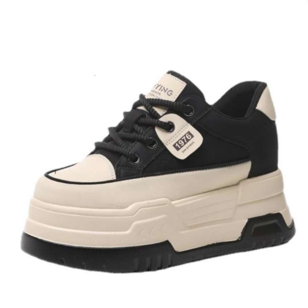 Ddmysports Cm Cow Genuine Leather Women Vulcanized Platform Wedge Skate Boarding Igh Brand Eels Casual Stable Sneaker Shoes OUTDOOR