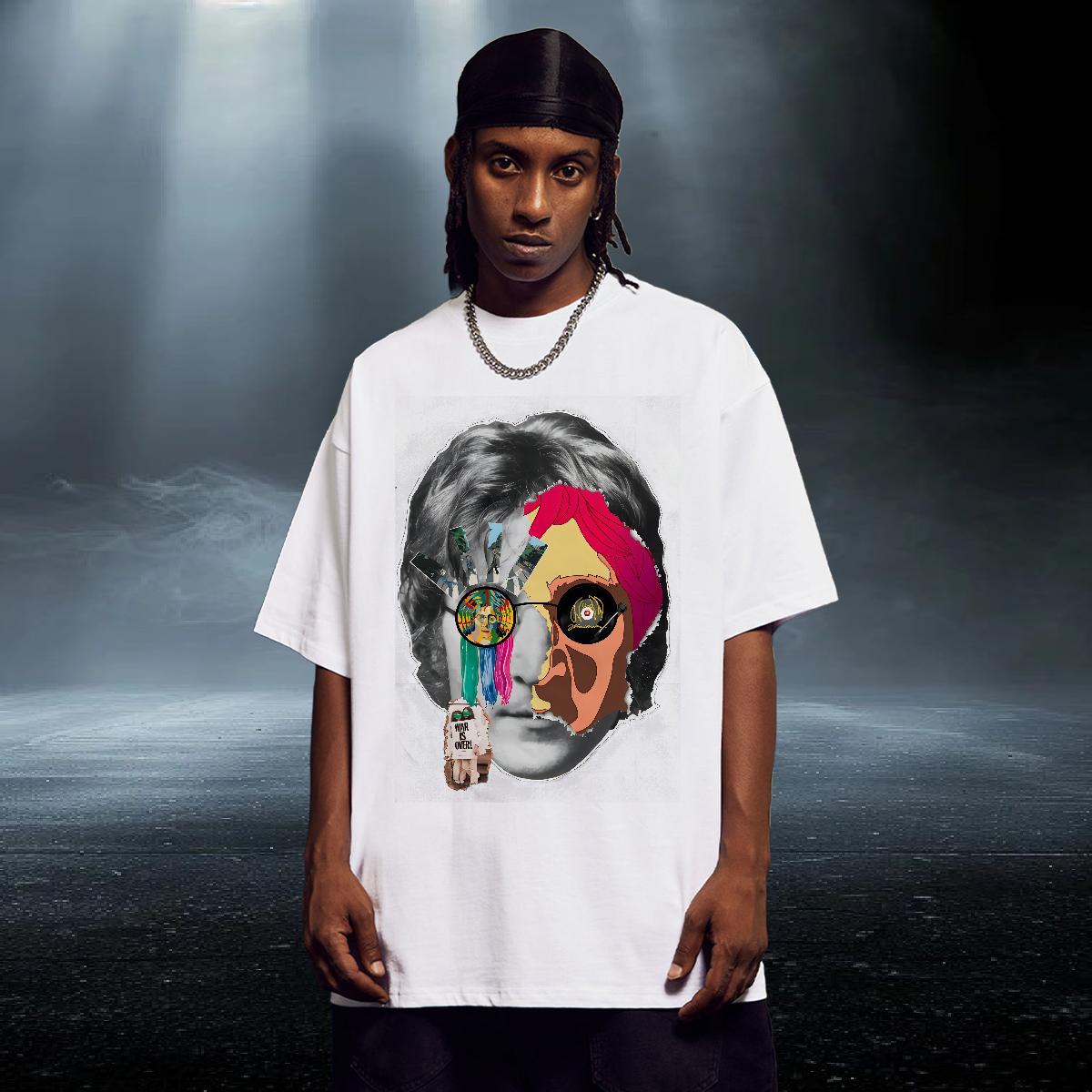 New T shirt Customized Print Tshirts High Street Hip Hop Breathable Short Sleeve Soft Clothings