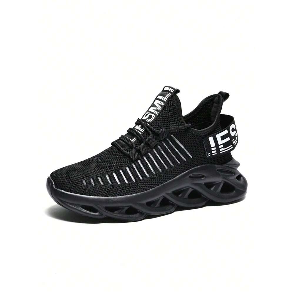 Fashionable Casual Lightweight Breathable Mesh Solid Color Hollowed-Out Outsole Outdoor Cloud Korean Trend Minimalist Air Cushion Running Shoes