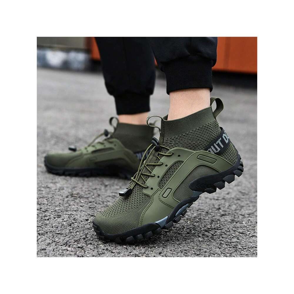 Casual Fashionable Men Trendy Sports Outdoor Hiking Elevator Shoes Wear Resistant Loafers Ddmysaturn