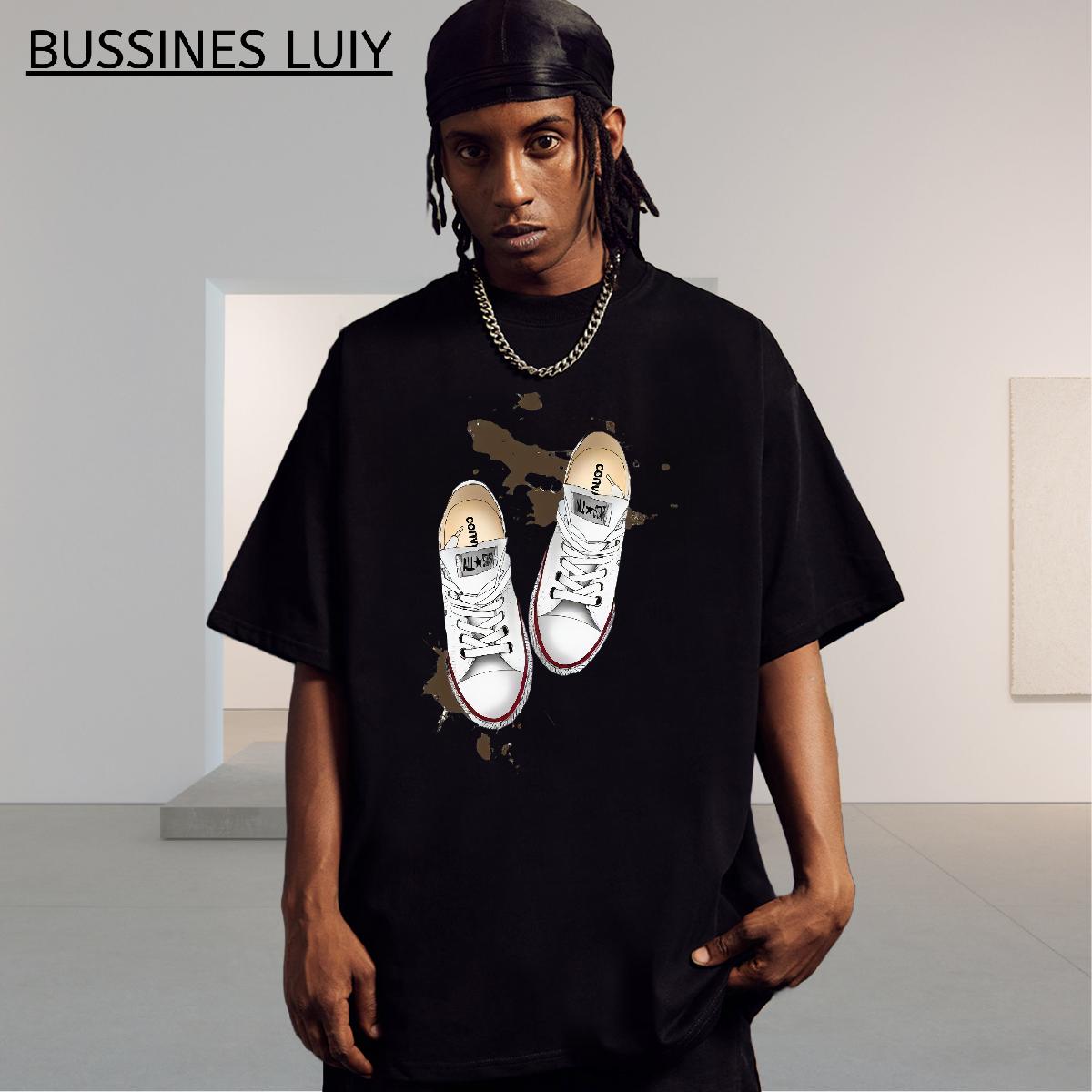 Casual New T-Shirts for Men Customized Men Tees Street Short Sleeve Cotton O-Neck Cool Design Tshirts