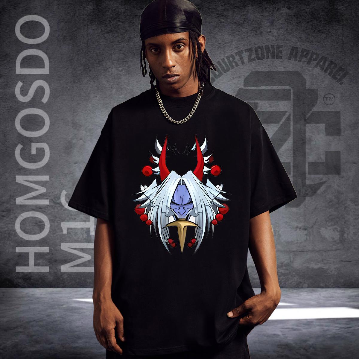 2024 Summer T-Shirts for Men Cartoon Print Home Outdoor Tshirts Short Sleeve Cotton O-Neck Wholesale