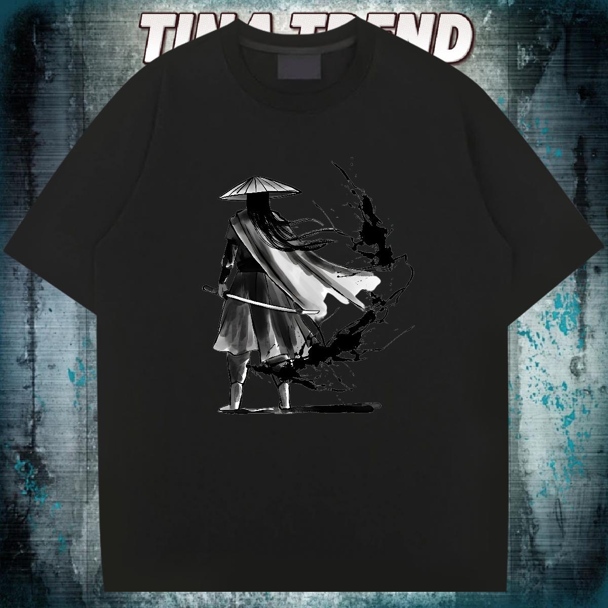 Designer T Shirts Men Anime Printing Street Cotton Breathable Soft Men Tshirts Fashion New DIY Anime Tees