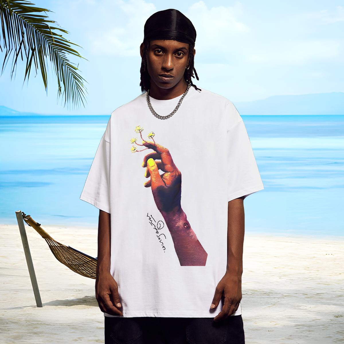 Cool Design T-Shirts for Men Street Wear Cotton Breathable Soft Tshirts Fashion Casual Oversized Tops Tees