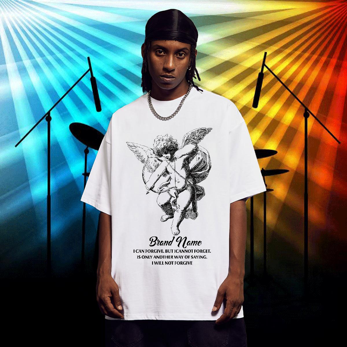 Unisex Men Tees Cotton Breathable Short Sleeve Casual Daily Wear T shirt Graphic Customized Tops Tees