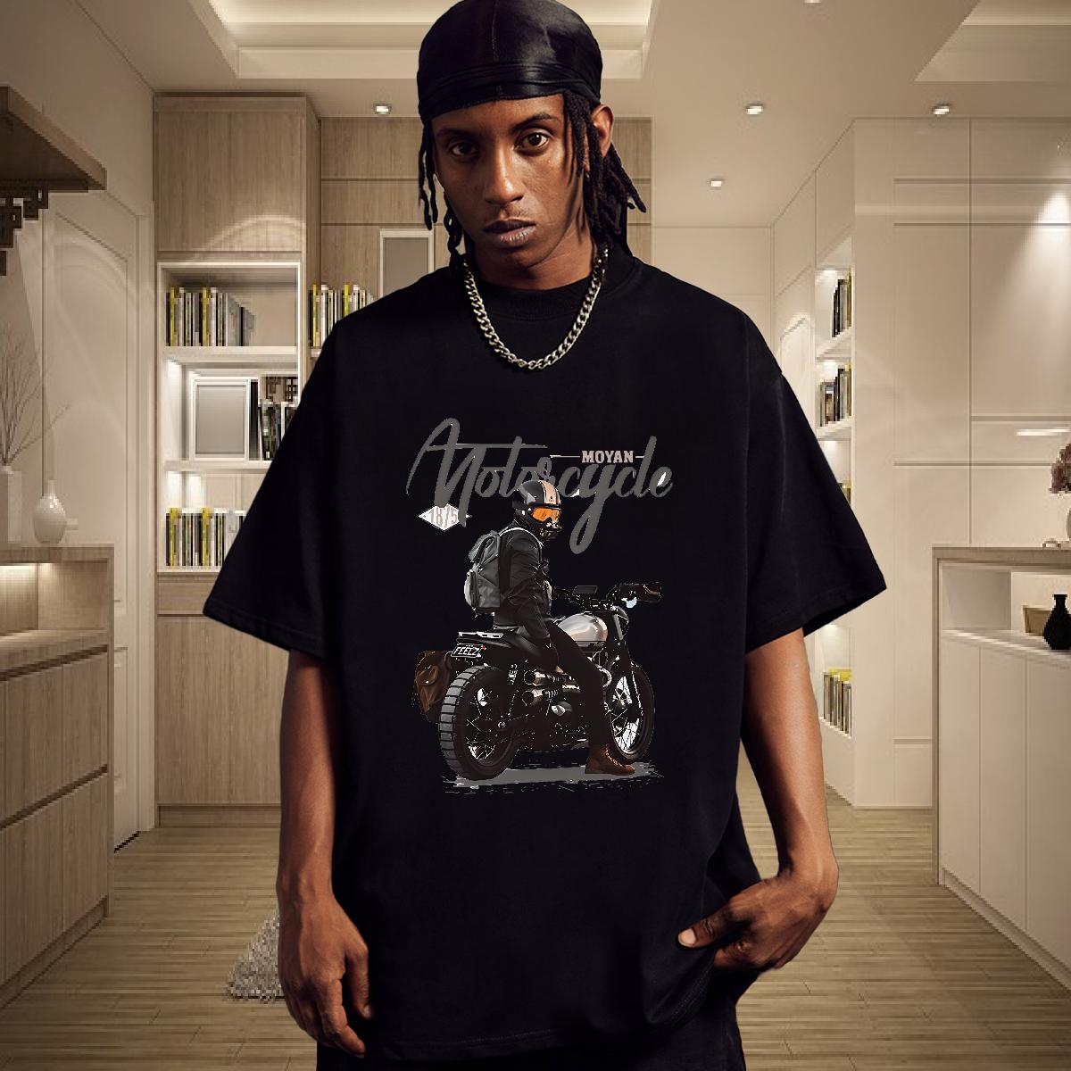 Designer T Shirt For Man Crew Neck Cotton Street Wear Men Clothes T-Shirt Black Oversized Comfortable Tops