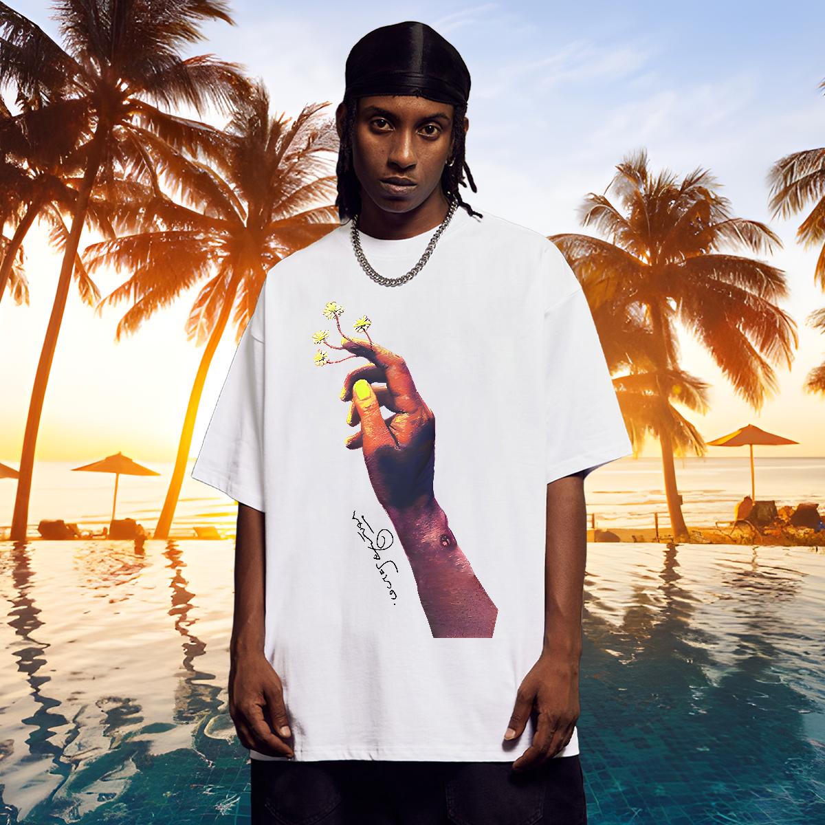 Brand T-Shirts Hip Hop Short sleeve Cotton Soft Couples T Shirts Fashion Casual Anime Clothings