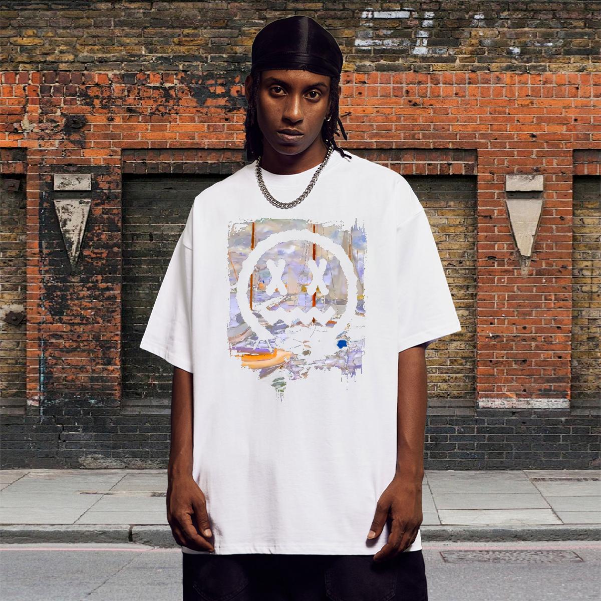 Brand T shirt Custom Printed Home Outdoor Tshirts Short sleeve Cotton Soft Loose