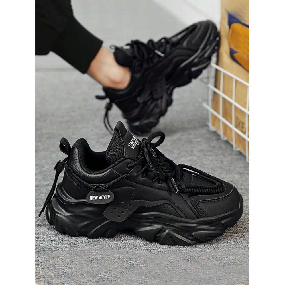 Ddmyoutdoor Sports Shoes Men With Winter Warm Plush Light Comfortable Thick Sole For Running Outdoor Activities Simple And Stylish Sneakers
