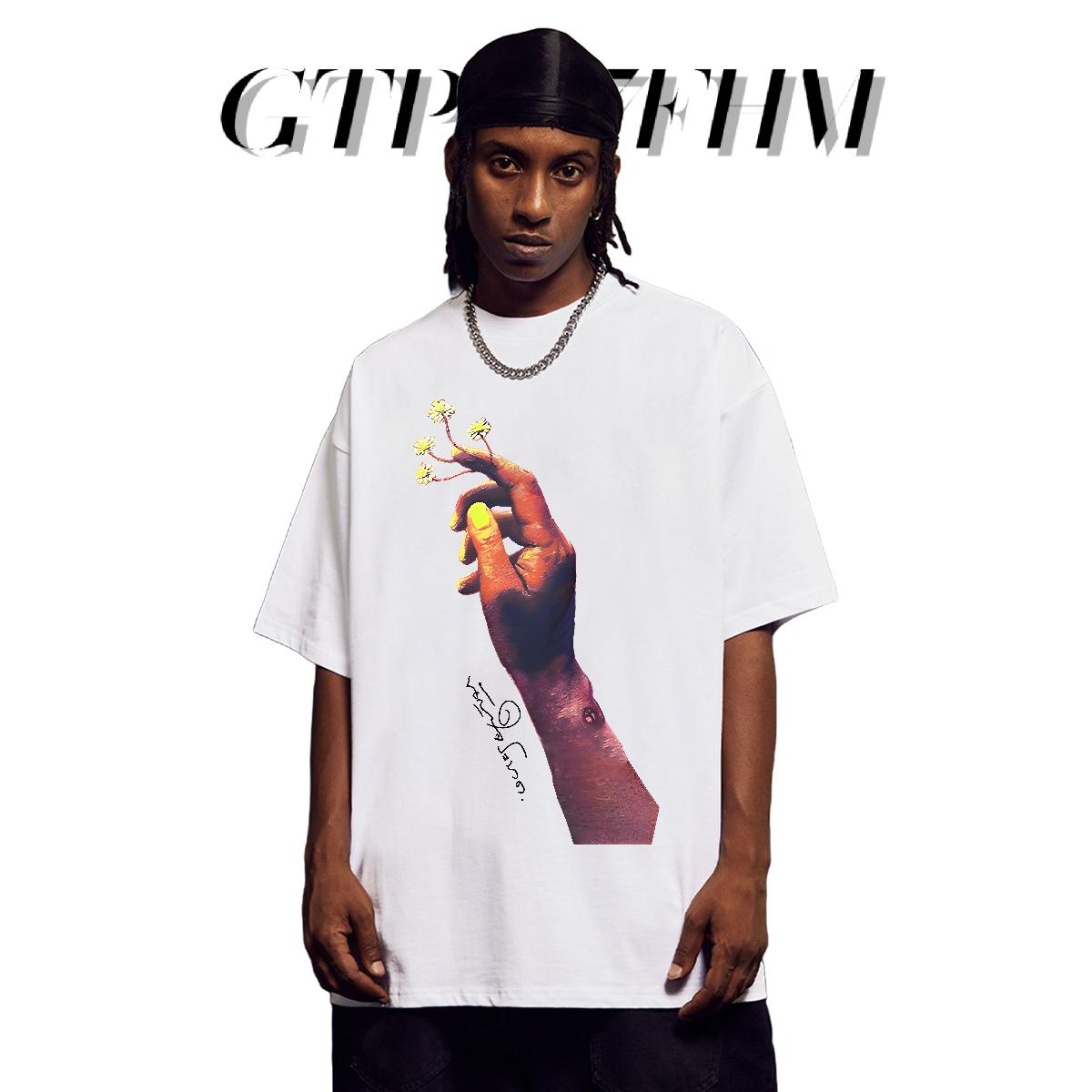 Loose Fit Man T Shirts Casual Breathable Crew Neck Tshirt for Man Woman DIY Customized Graphic Tee Shirt