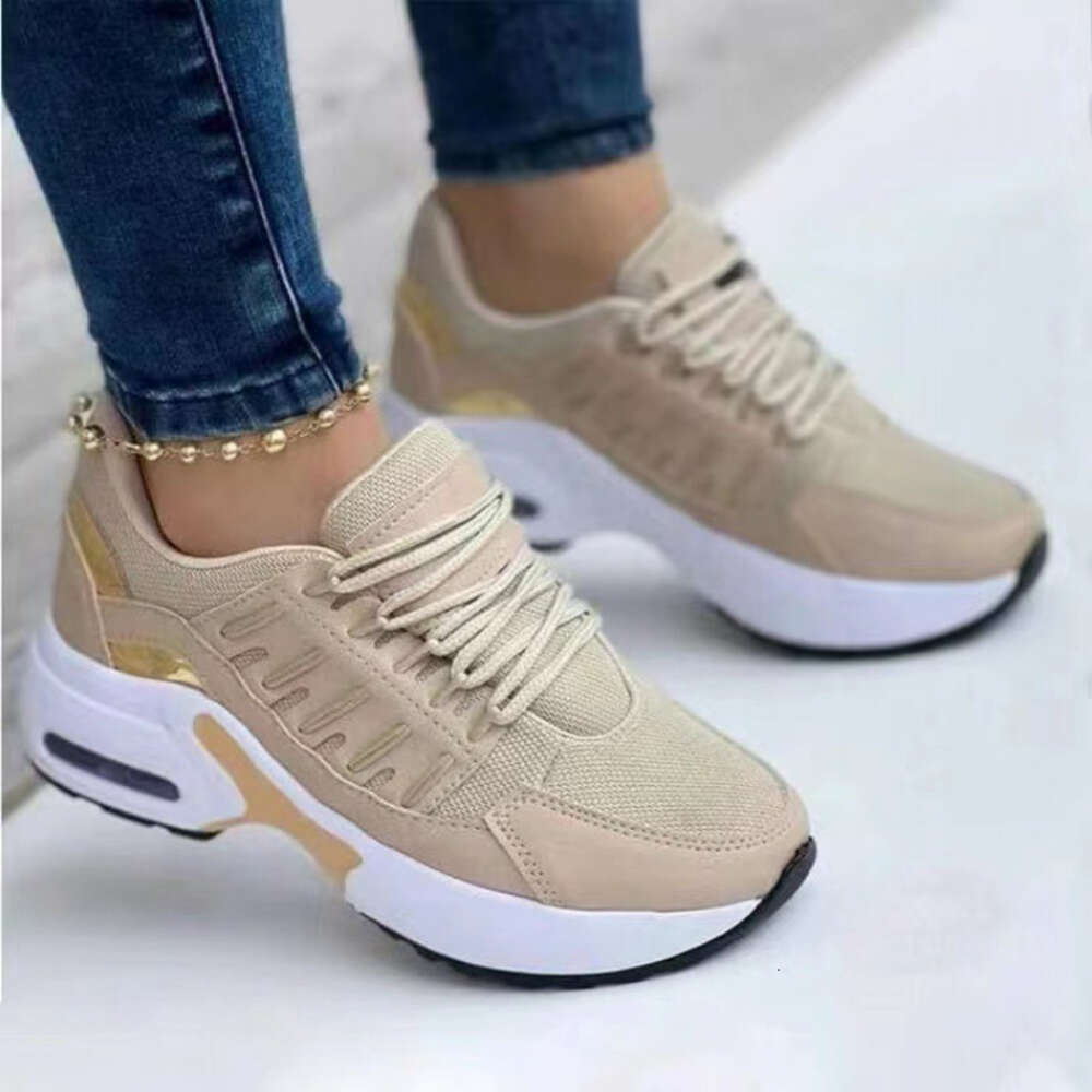 Fashion Woman Vulcanize Platform Casual Sneakers Women Flats Mesh Breathable Running Walking Shoes Chunky Summer Sports Shoe 5fbf6