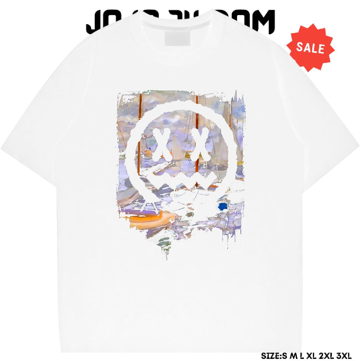 DIY Customized T shirt Cartoon Print Hip Hop Men Tees Breathable Short Sleeve Cool Design