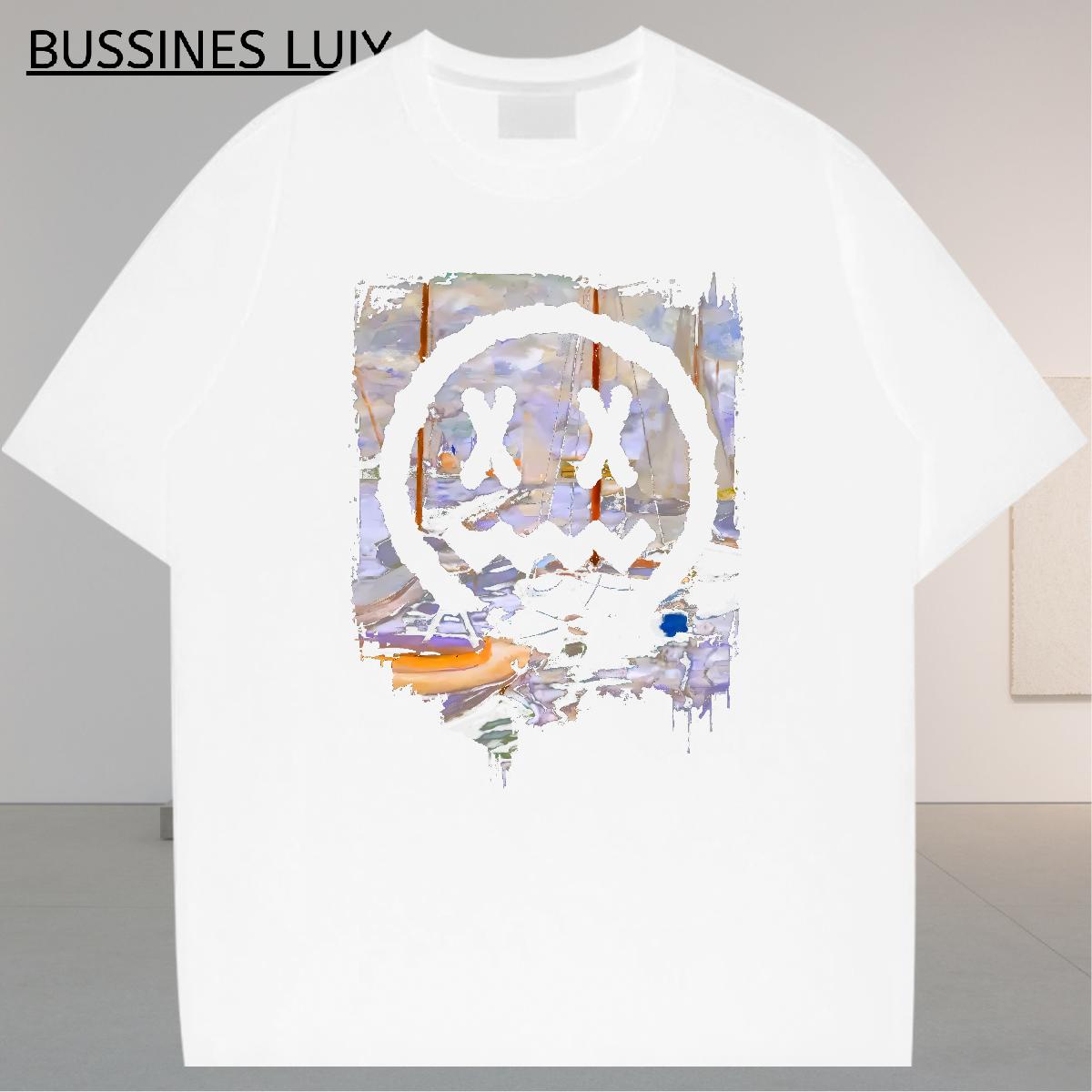 Stylist Mens T Shirts Custom Printing Street wear Hip Hop Men Clothes T-Shirt 180g Cotton Wholesale