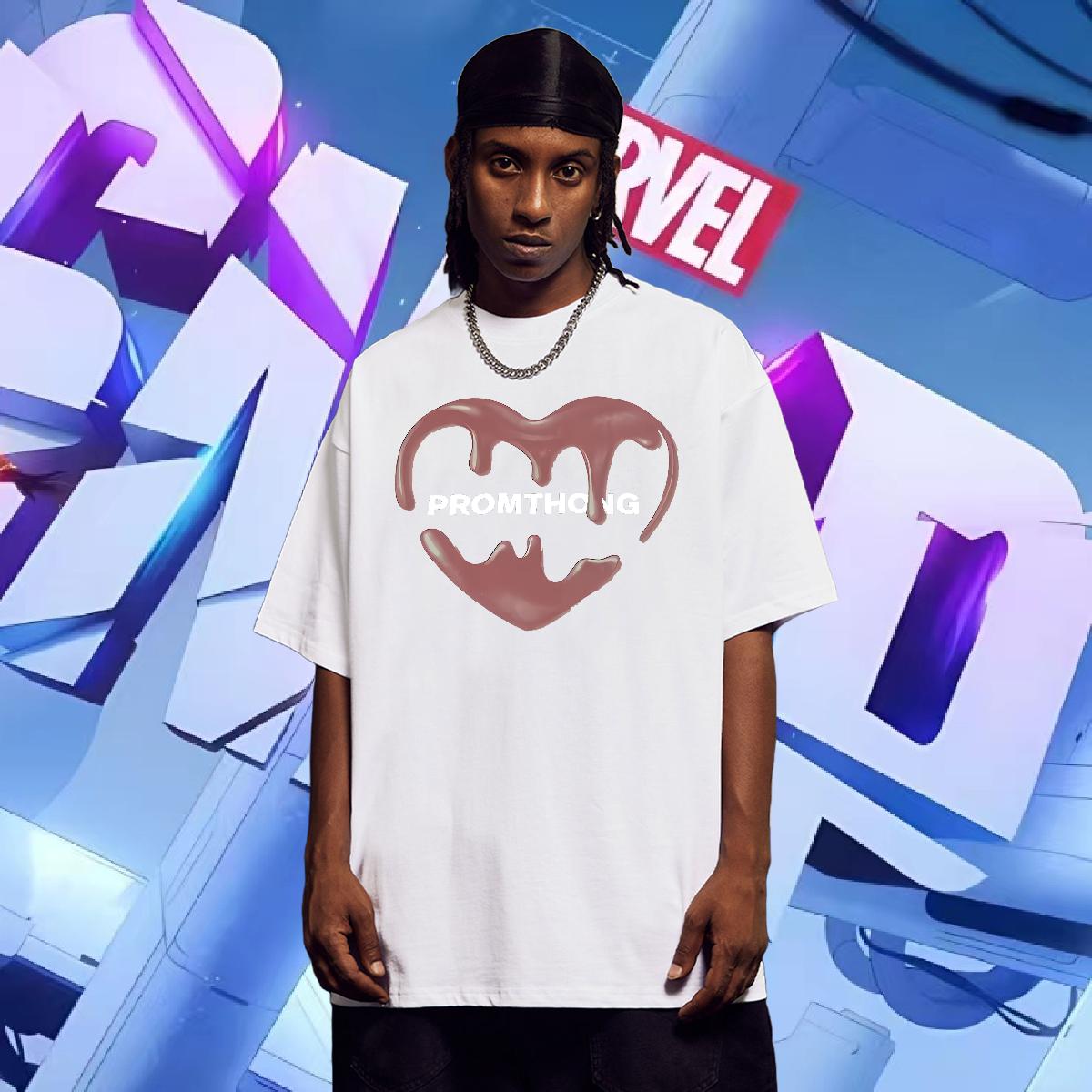 Loose Fit T-Shirts High Street Hip Hop Cotton Breathable Soft Men Tshirts Classic Custom Printed Tops Tees