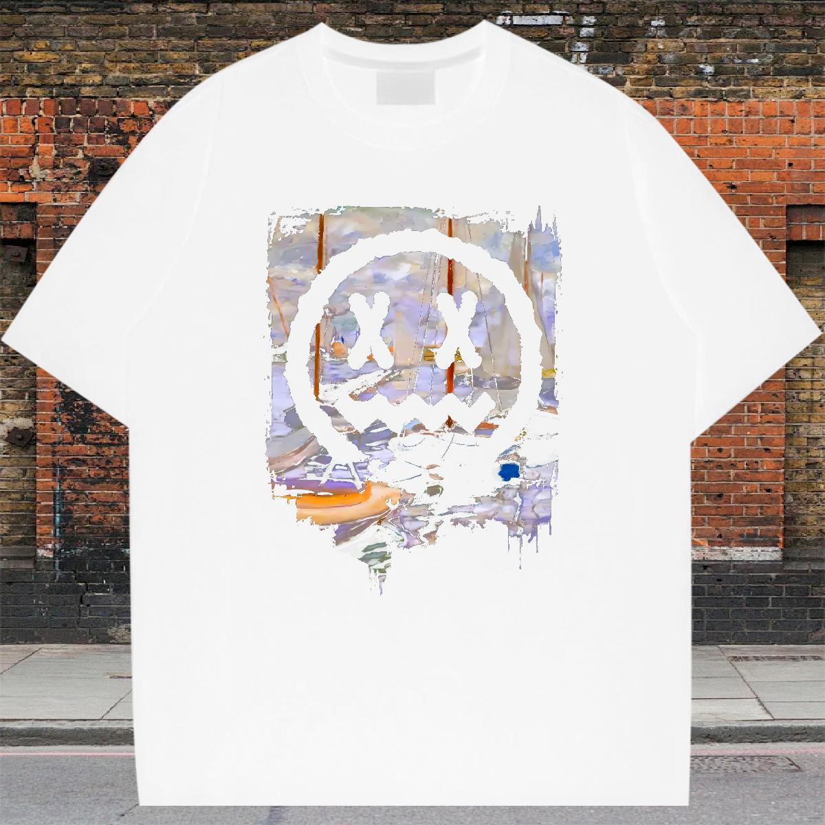 Brand T shirt Custom Printed Home Outdoor Tshirts Short sleeve Cotton Soft Loose