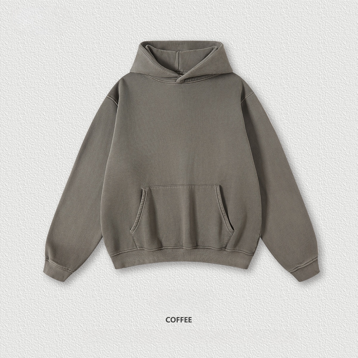 Oversized Hoodies Hip Hop Sweatshirts Heavyweight Sports Pullover Thick Plush Autumn Winter Personality Solid Color Hoodie Drop Shoulder Hoodies Graph